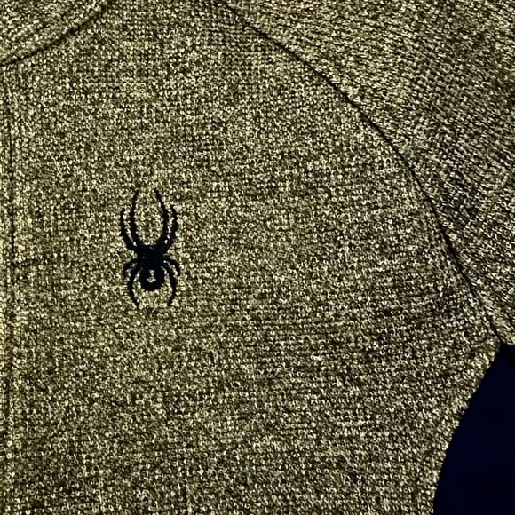 NEW! Spyder Men's Outbound 1/2 Half Zip Midweight Core Sweater Olive Green SZ M - Picture 11 of 13